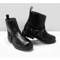 Johhny Reb Style Biker Boot- Black